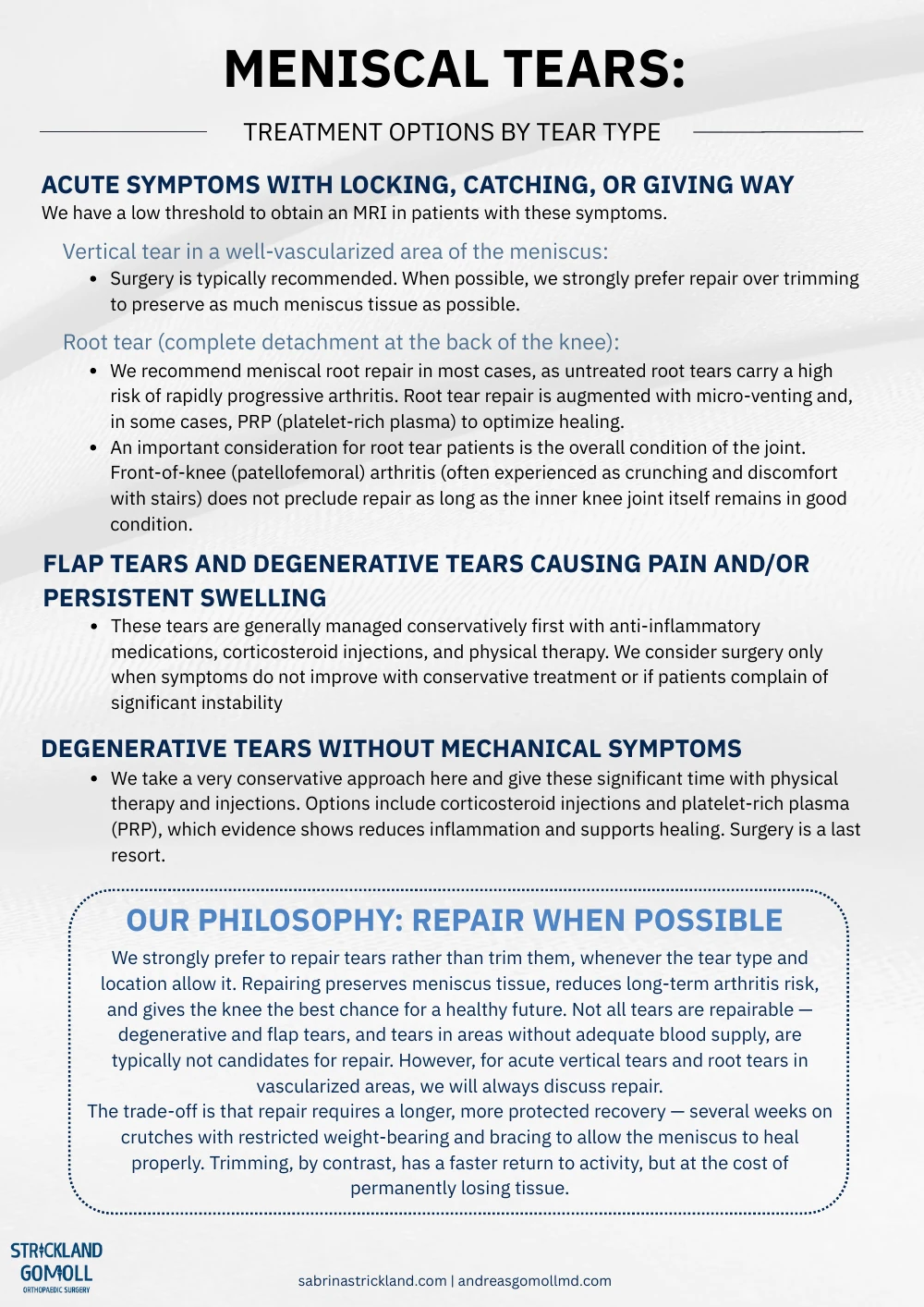 Strickland Gomoll Orthopaedic Surgery Newsletter, Volume 2 — page 3