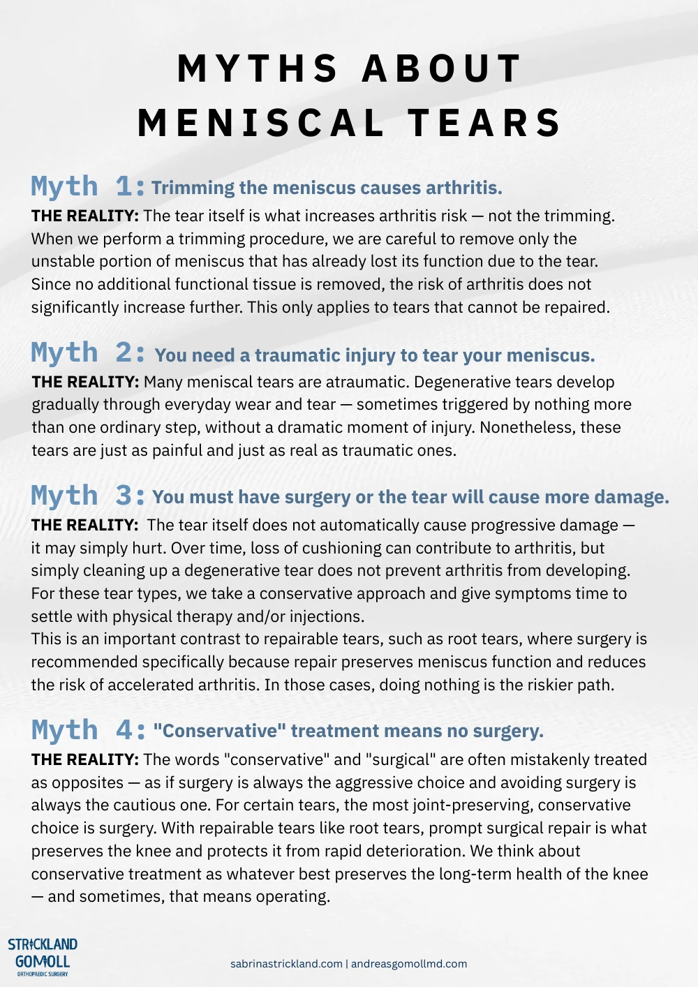 Strickland Gomoll Orthopaedic Surgery Newsletter, Volume 2 — page 6